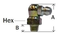 Grease Fitting 90 Deg Ball Check Diagram 2